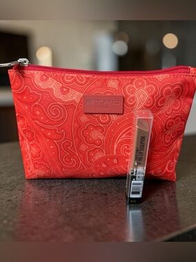 Etro Profumi Cosmetic Bag With Bonus Lipstick (A259)